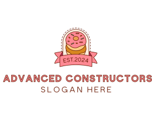 Donut Dessert Sweet logo design