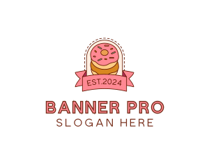 Donut Dessert Sweet logo design