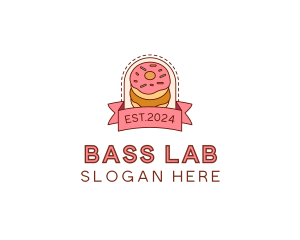 Donut Dessert Sweet logo design