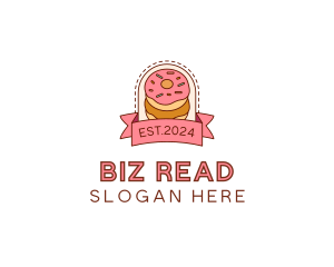 Donut Dessert Sweet logo design