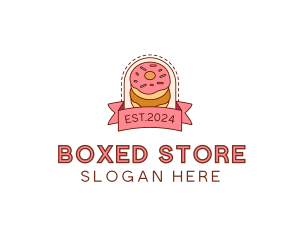 Donut Dessert Sweet logo design