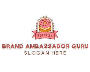 Donut Dessert Sweet logo design