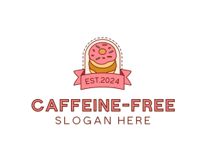 Donut Dessert Sweet logo design