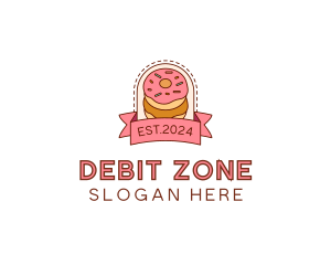 Donut Dessert Sweet logo design