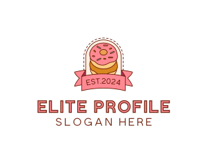 Donut Dessert Sweet logo design