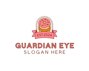 Donut Dessert Sweet logo design