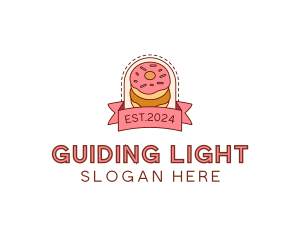 Donut Dessert Sweet logo design