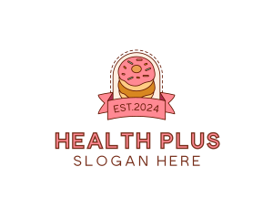 Donut Dessert Sweet logo design