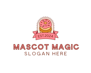 Donut Dessert Sweet logo design