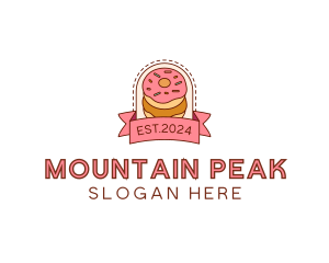 Donut Dessert Sweet logo design