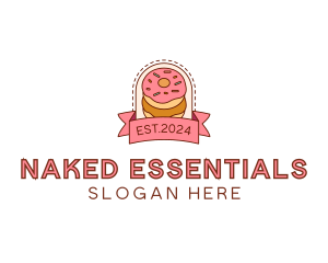 Donut Dessert Sweet logo design