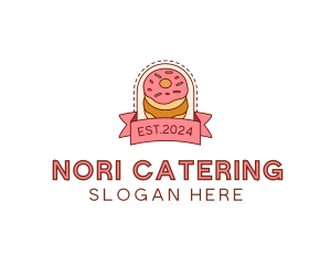 Donut Dessert Sweet logo design