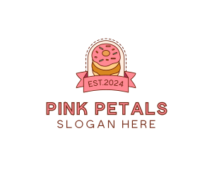 Donut Dessert Sweet logo design