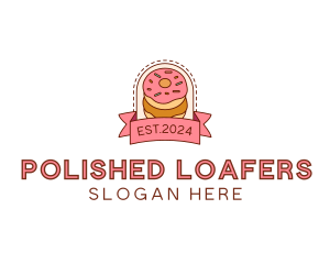 Donut Dessert Sweet logo design