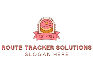 Donut Dessert Sweet logo design