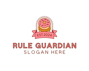 Donut Dessert Sweet logo design