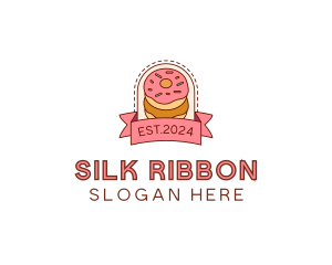 Donut Dessert Sweet logo design