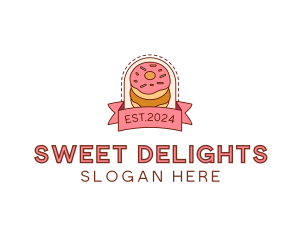 Donut Dessert Sweet logo