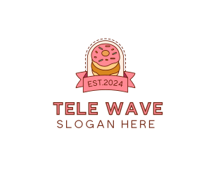 Donut Dessert Sweet logo design