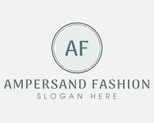 Retro Feminine Fashion logo design