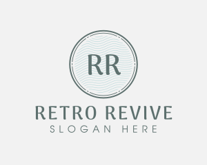 Retro Feminine Fashion logo design