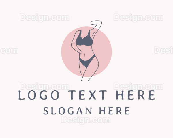 Lingerie Fashion Woman Logo