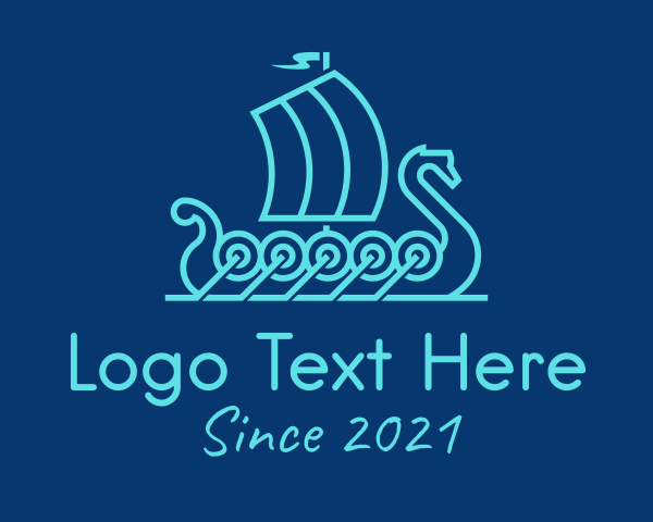 Ocean Travel logo example 1