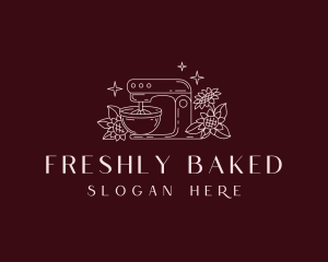 Flower Confectionery Baking logo design