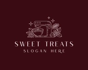 Flower Confectionery Baking logo design