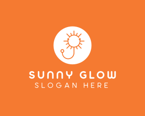 Orange Sunny Stethoscope logo