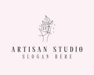 Floral Garden Spa logo design