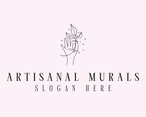 Floral Garden Spa logo design