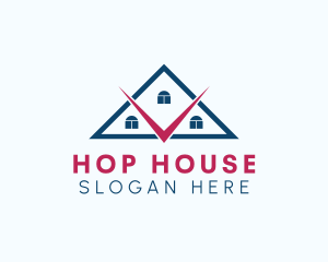 House Roofing Builder  logo design