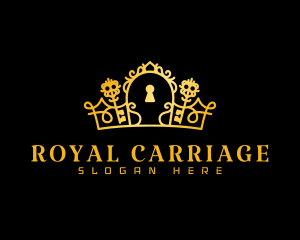 Royal Key Crown logo design