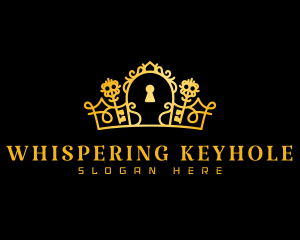 Royal Key Crown logo design