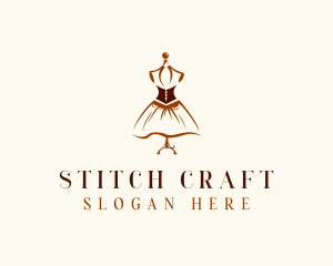 Clothing Seamstress Fashion logo