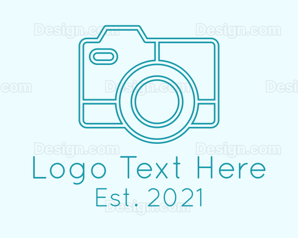 Minimalist Photography Camera Logo