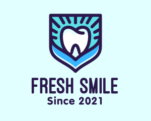 Dental Clinic Tooth Shield logo