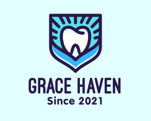 Dental Clinic Tooth Shield logo