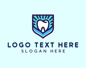 Dental Clinic Tooth Shield logo