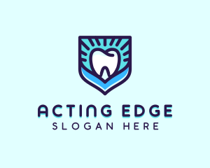 Dental Clinic Tooth Shield logo design