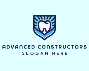 Dental Clinic Tooth Shield logo design