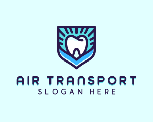 Dental Clinic Tooth Shield logo design