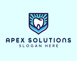 Dental Clinic Tooth Shield logo design