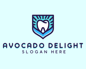 Dental Clinic Tooth Shield logo design