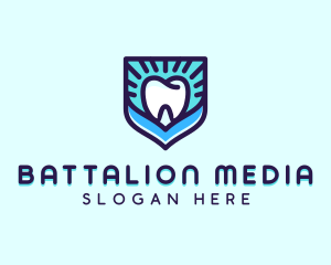 Dental Clinic Tooth Shield logo design