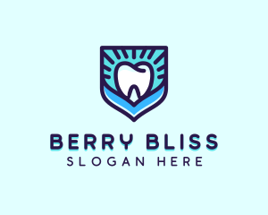 Dental Clinic Tooth Shield logo design