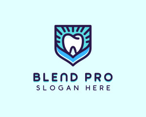 Dental Clinic Tooth Shield logo design