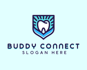 Dental Clinic Tooth Shield logo design