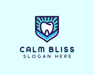 Dental Clinic Tooth Shield logo design